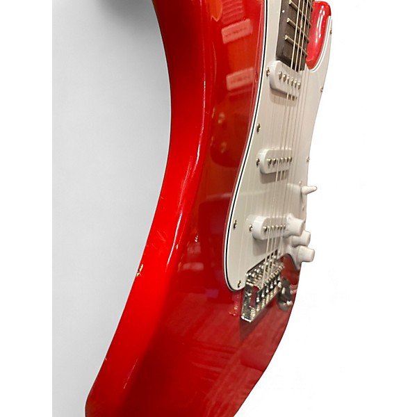 Used Glarry S STYLE RED Solid Body Electric Guitar