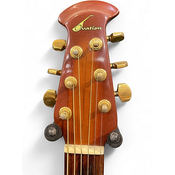 Vintage 1985 Ovation 1985-1 2 Color Sunburst Acoustic Electric Guitar