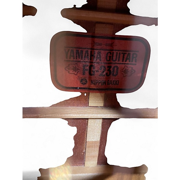 Vintage 1970s Yamaha FG230 Natural Acoustic Guitar