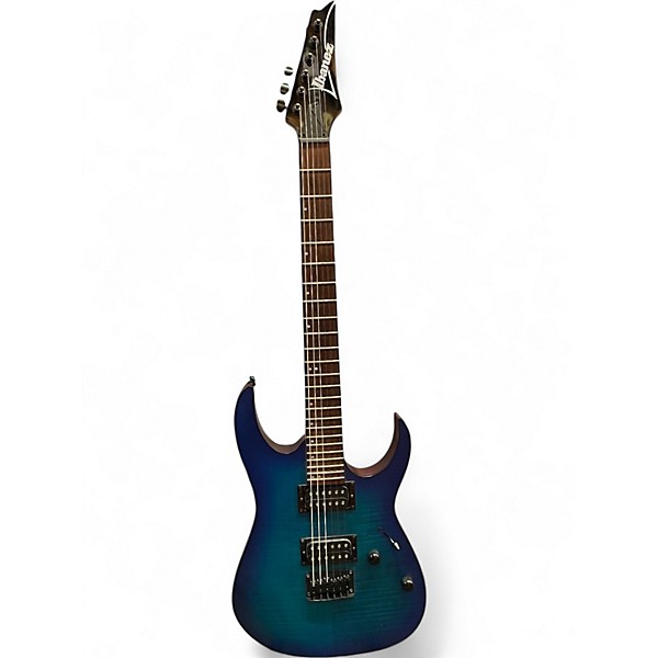 Used Ibanez RG6003FM TRANS BLUE BURST Solid Body Electric Guitar