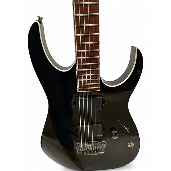 Used Ibanez RGIB6 Black Solid Body Electric Guitar