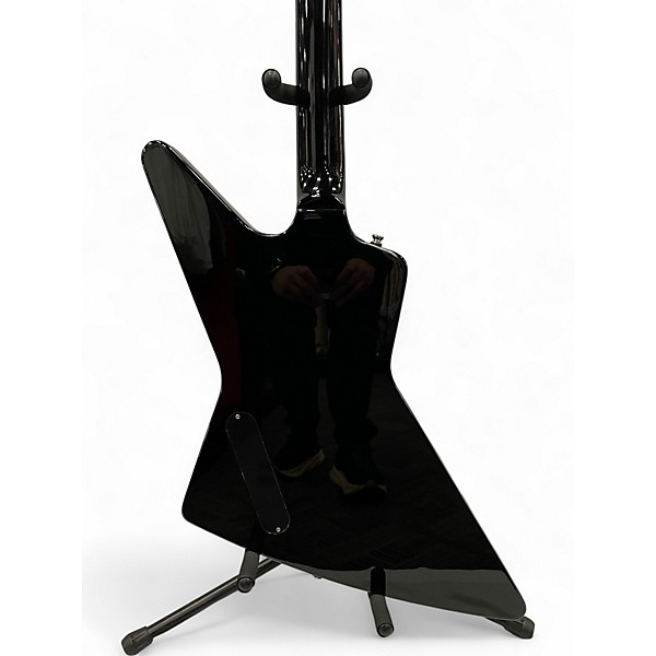 Used 2024 Epiphone Explorer Ebony Solid Body Electric Guitar