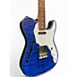 Used Miscellaneous Mexi Fender Neck on Thinline Body Partscaster Blue Hollow Body Electric Guitar