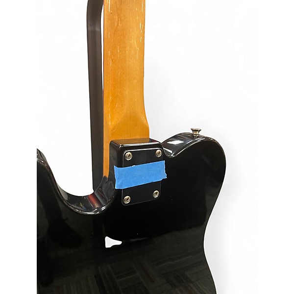 Used Miscellaneous Mexi Fender Neck on Thinline Body Partscaster Blue Hollow Body Electric Guitar