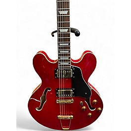 Used Hamer ECHOTONE ES-335 Cherry Hollow Body Electric Guitar