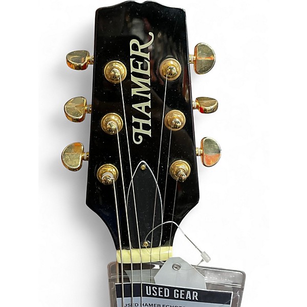 Used Hamer ECHOTONE ES-335 Cherry Hollow Body Electric Guitar