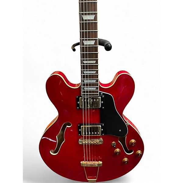 Used Hamer ECHOTONE ES-335 Cherry Hollow Body Electric Guitar