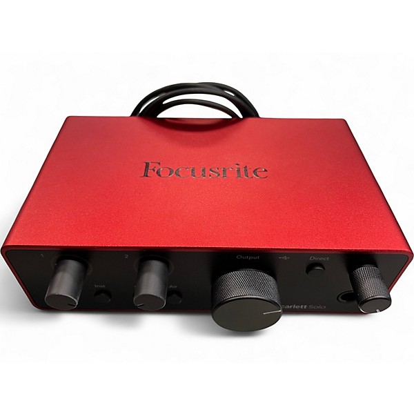 Used Focusrite scarlett solo gen 4 Audio Interface