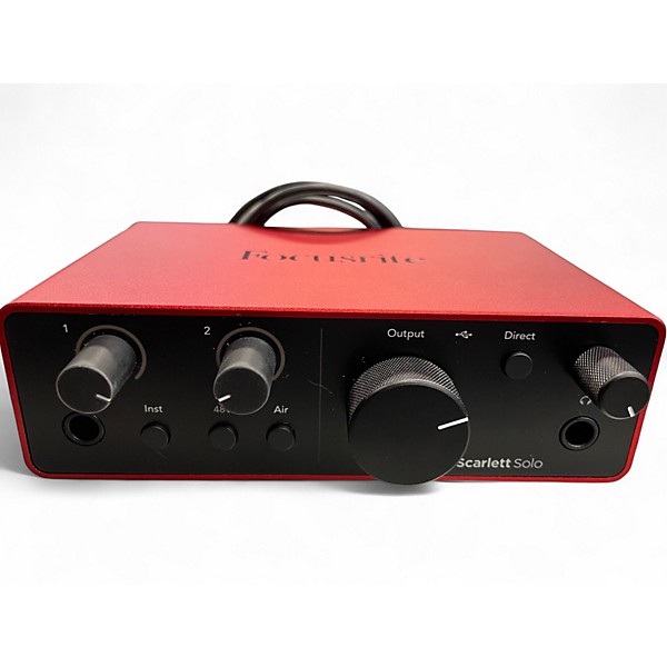 Used Focusrite scarlett solo gen 4 Audio Interface