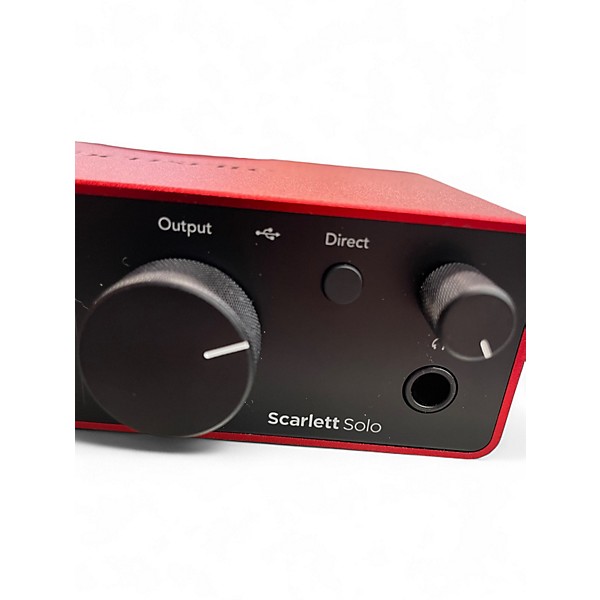 Used Focusrite scarlett solo gen 4 Audio Interface