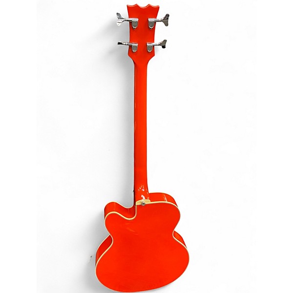 Used 2000s Dean B1 STYLIST Orange Electric Bass Guitar