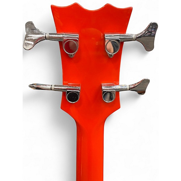 Used 2000s Dean B1 STYLIST Orange Electric Bass Guitar