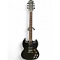 Used 2004 Epiphone SG Goth G400 Black Solid Body Electric Guitar thumbnail