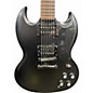 Used 2004 Epiphone SG Goth G400 Black Solid Body Electric Guitar