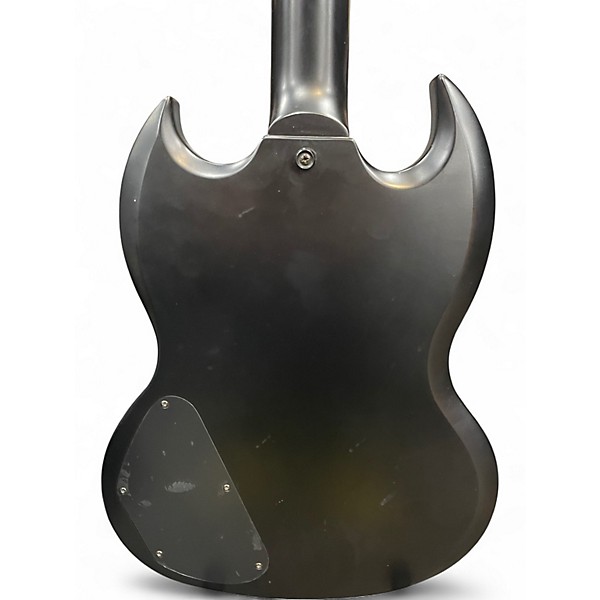 Used 2004 Epiphone SG Goth G400 Black Solid Body Electric Guitar