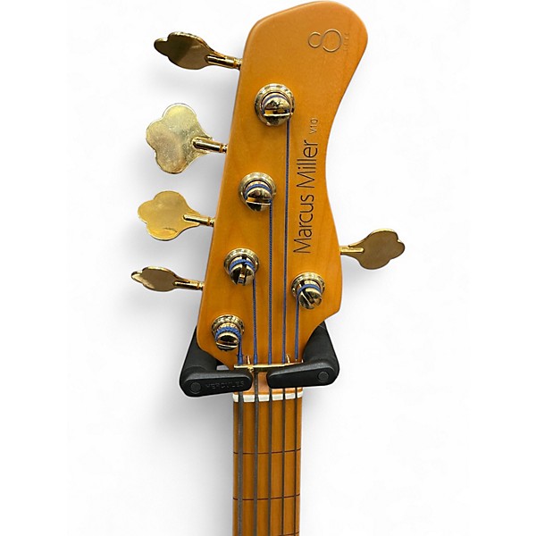 Used Sire Marcus Miller V10 5-String Trans Green Electric Bass Guitar