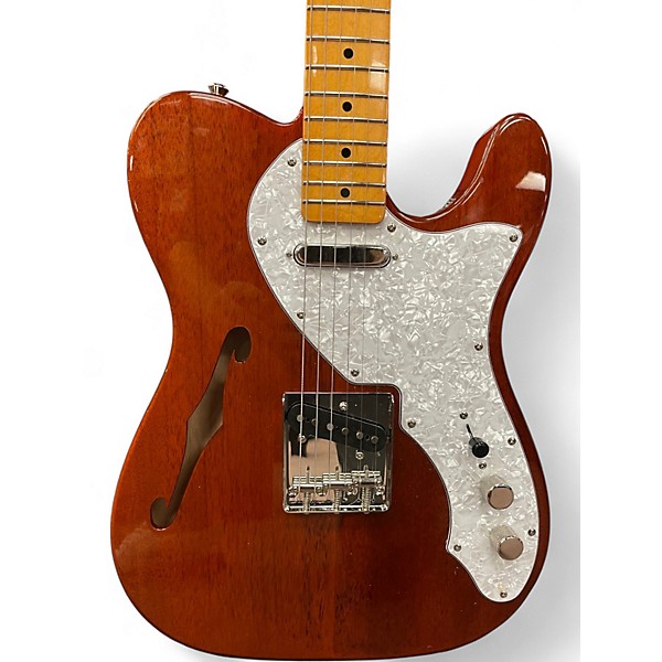 Used Squier CLASSIC VIBE 60S THINLINE TELECASTER Natural Hollow Body Electric Guitar