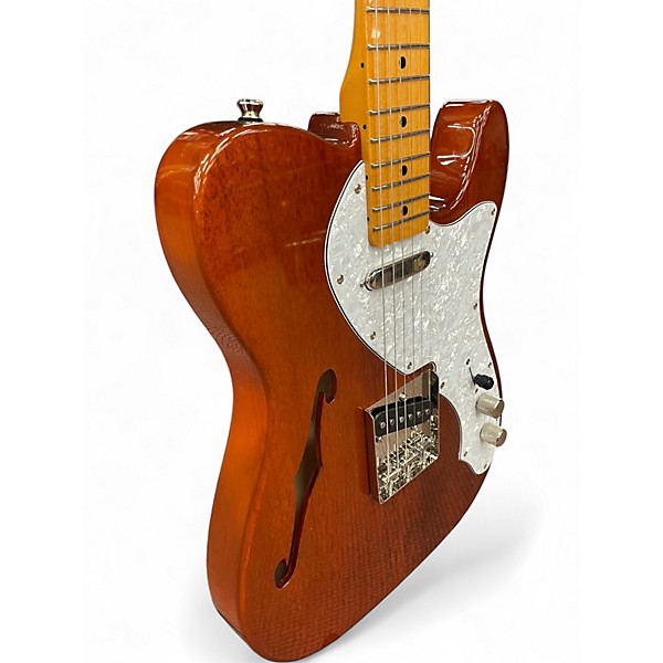 Used Squier CLASSIC VIBE 60S THINLINE TELECASTER Natural Hollow Body Electric Guitar