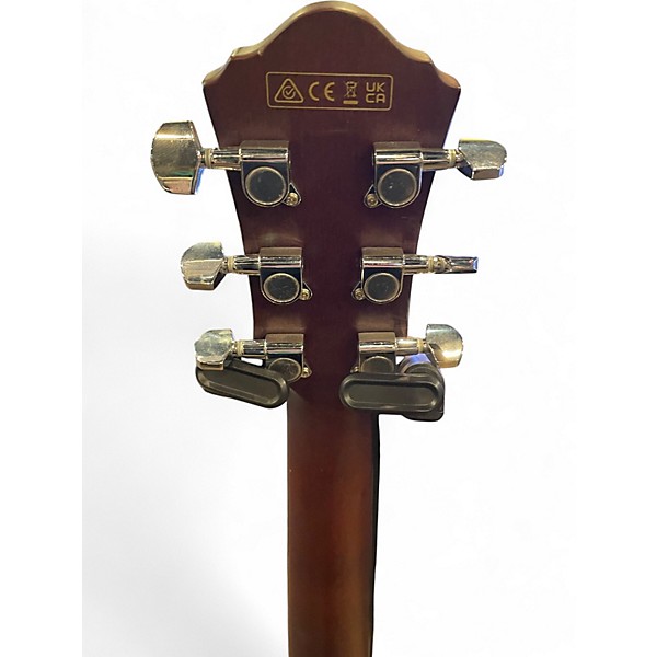 Used Ibanez AEG70L TIGER BURST Acoustic Electric Guitar