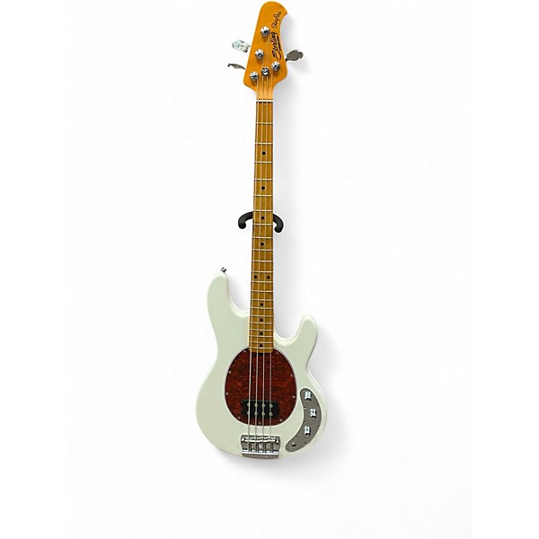 Used Sterling by Music Man RAY24CA Olympic White Electric Bass Guitar