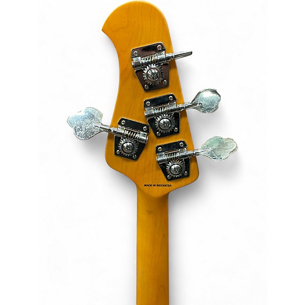 Used Sterling by Music Man RAY24CA Olympic White Electric Bass Guitar