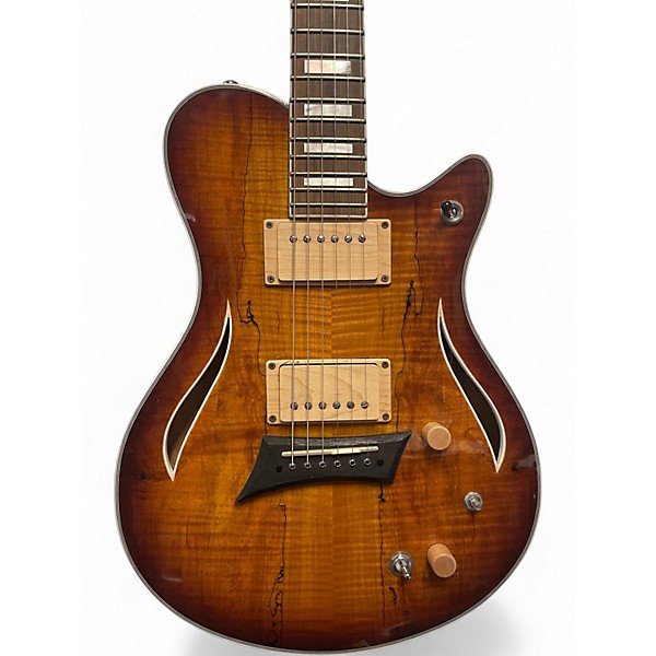 Used Michael Kelly Hybrid Special Spalted Maple Hollow Body Electric Guitar