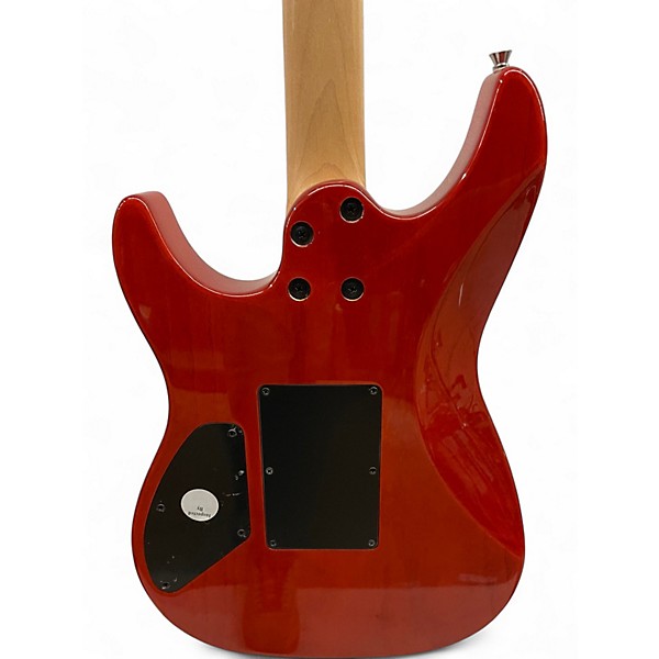 Used Laguna LE924FR Floyd Rose Awesome Orange Solid Body Electric Guitar