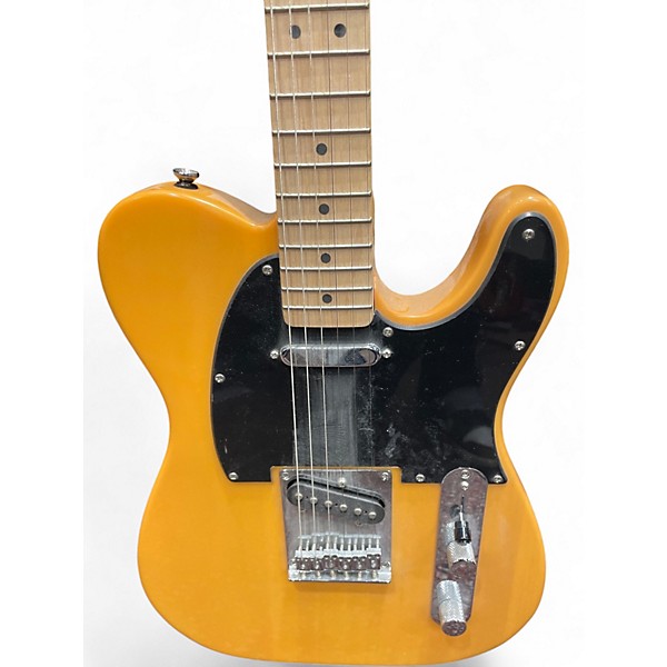 Used Squier Telecaster Butterscotch Blonde Solid Body Electric Guitar