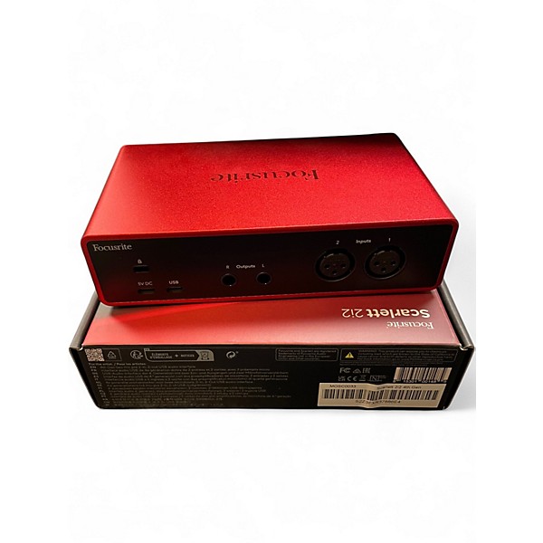 Used Focusrite Scarlett 2i2 Audio Interface