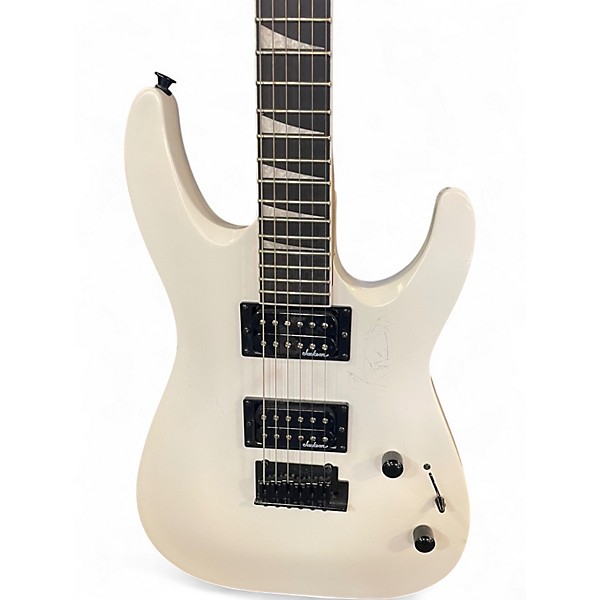 Used Jackson JS22 Dinky Snow White Solid Body Electric Guitar