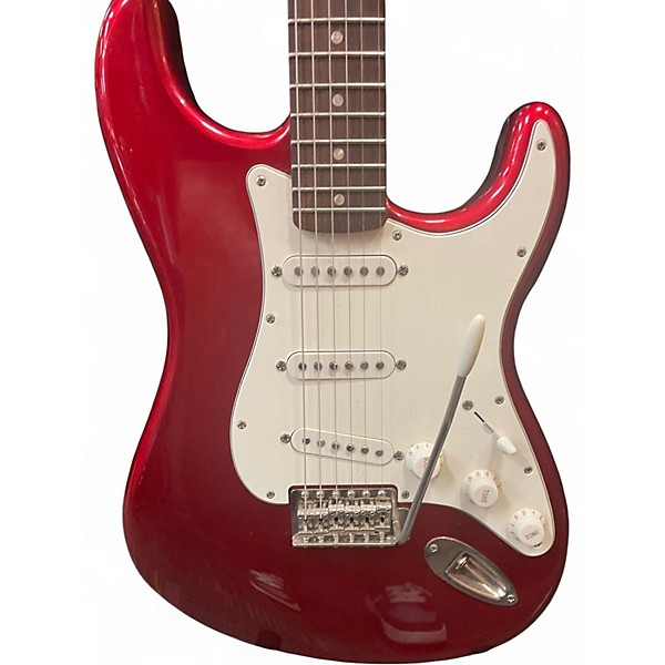 Used Squier Classic Vibe 1960S Stratocaster Candy Apple Red Solid Body Electric Guitar