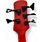 Used Spector Euro 5LX amber flame Electric Bass Guitar