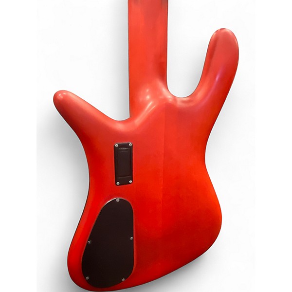 Used Spector Euro 5LX amber flame Electric Bass Guitar