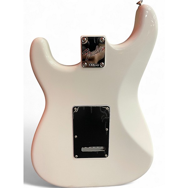 Used Fender American Performer Stratocaster SSS Aged White Solid Body Electric Guitar