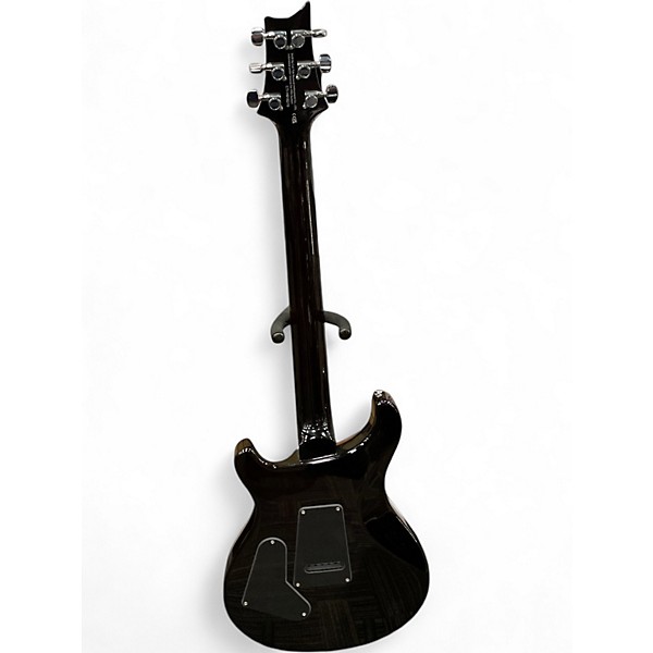 Used PRS SE Custom 24 Black Gold Burst Solid Body Electric Guitar