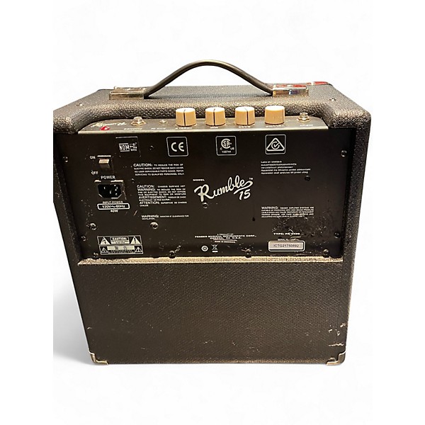 Used Fender Rumble 15 15W 1X8 Bass Combo Amp