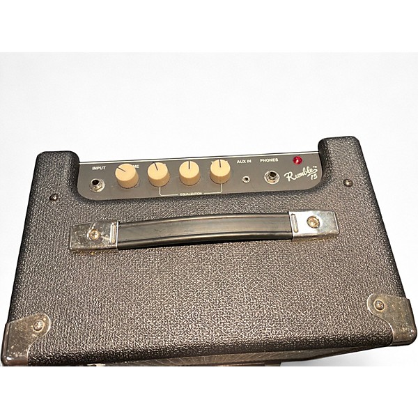 Used Fender Rumble 15 15W 1X8 Bass Combo Amp