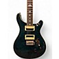 Used PRS SE Custom 24 Burl Blue Solid Body Electric Guitar