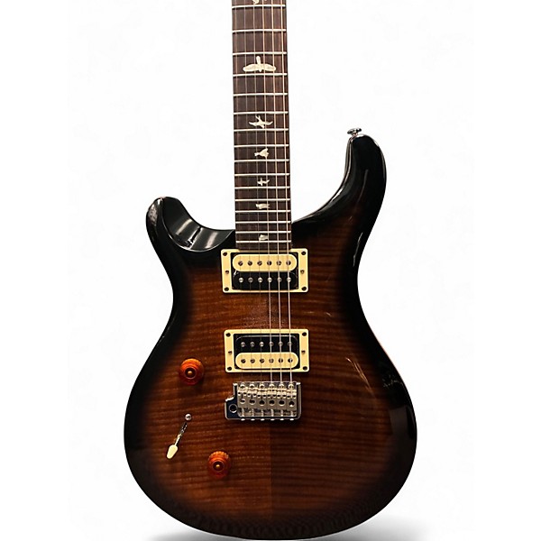 Used PRS CM4 SE Custom 24 Left Handed Tobacco Sunburst Electric Guitar