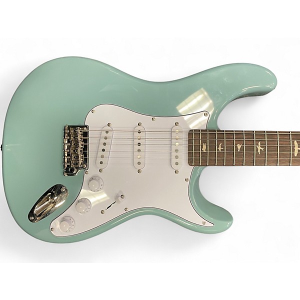 Used PRS SE Silver Sky STONE BLUE Solid Body Electric Guitar