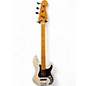 Used 2023 Fender American Ultra Precision Bass Arctic White Electric Bass Guitar thumbnail
