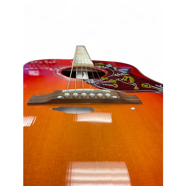 Used 2018 Gibson Hummingbird 2 Color Sunburst Acoustic Electric Guitar