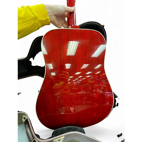 Used 2018 Gibson Hummingbird 2 Color Sunburst Acoustic Electric Guitar