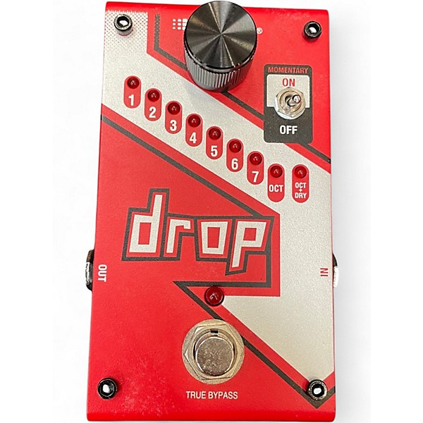 Used DigiTech The Drop Polyphonic Drop Tune Pitch-Shifter Effect Pedal