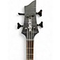 Used Schecter Guitar Research CB-4 SEE THRU BLACK SATIN Satin Black Electric Bass Guitar