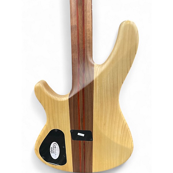 Used Schecter Guitar Research CB-4 SEE THRU BLACK SATIN Satin Black Electric Bass Guitar