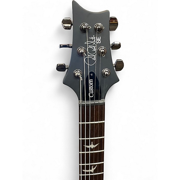 Used PRS SE EXOTIC CUSTOM 24-08 LAKE BLUE MIDNIGHT BURST Solid Body Electric Guitar