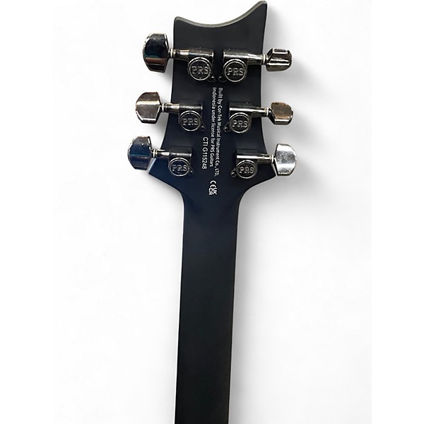 Used PRS SE EXOTIC CUSTOM 24-08 LAKE BLUE MIDNIGHT BURST Solid Body Electric Guitar