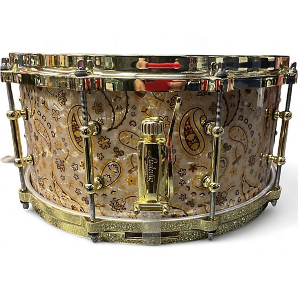 Used 2025 Ludwig 14in Anderson.Paak Pee Wee Snare Gold Drum
