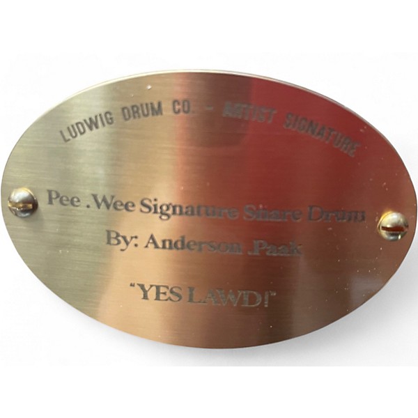 Used 2025 Ludwig 14in Anderson.Paak Pee Wee Snare Gold Drum